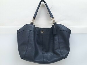 Z273-N39-143 COACH コーチ D1878-28992 トートバッグ レザー ブラック H24cm×W34cm×D7.5cm 現状品③