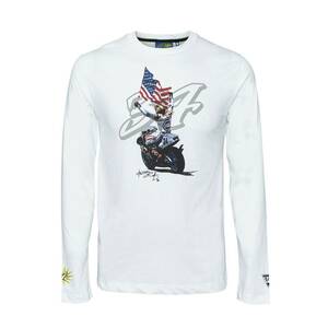 ★送料無料★Kevin Schwantz 34 Bike Long sleeve Tee ケビン シュワンツ L/S ロングスリーブ Tシャツ ロンT 長袖 ホワイト Sサイズ