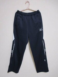 ●　MIZUNO ミズノ　● 　ジャージロングパンツ　■　S　ネイビー×ホワイト（40118）