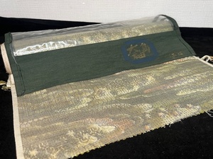 正絹 大島紬 絹100％ 平和織物 純絹手織物 反物 着物 柄物 逸品 U621