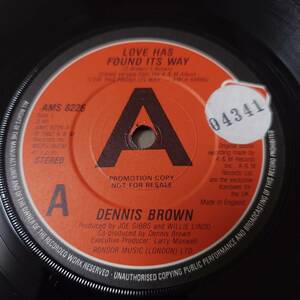 Dennis Brown - Love Has Found Its Way / Why Baby Why // A&M Records 7inch / Lovers