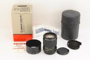 ◆新同品・元箱付◆キヤノン Canon NEW FD 100mm F2