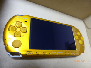 【送料無料】SONY PSP本体（PSP-3000) ゴールドとブルー２台　ジャンク部品取りに