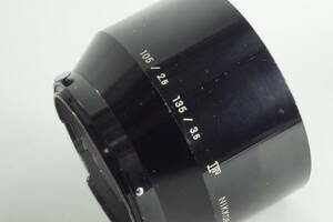 jaF-02★並品★Nikon 105／2.5 135／3.5　Auto NIKKOR 105mm F2.5　Auto NIKKOR 135mm F3.5 レンズフード