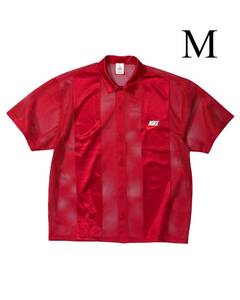 SUPREME NIKE MESH S/S SHIRT, RED (M) SS24 DIAMOND MATCHES、ロサンゼルス店 ショップカード ステッカー、ショッパー セット