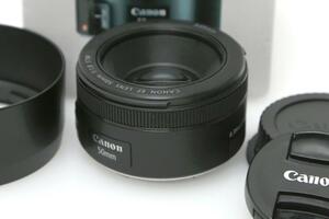 美品｜キヤノン EF50mm F1.8 STM CA01-T1368-2A5 Canon フルサイズ 単焦点 EFレンズ ポートレート 中古