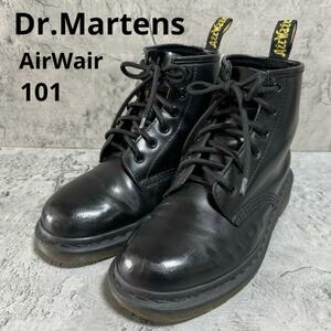 Dr.Martens ドクターマーチン 6ホールブーツ 101 UK4 レザー レースアップ 黒