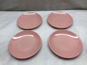 Noritake ノリタケ メラミンウエア 4枚 MELAMINE WARE メラミン 食器 皿 小皿 ピンク