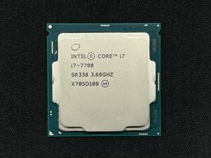 □【Core i7/第7世代/BIOS起動】 Intel CPU Core i7-7700 SR338 3.60GHz 最大 4.20GHz インテル □ W02-0427D