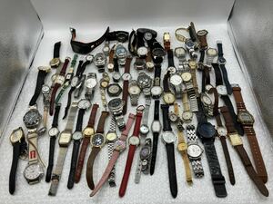 240511432000【まとめ売り】腕時計 ファッション メーカー ブランド SEIKO MARIO Palazzi VALENTINO 色々 60本以上 ジャンク 現状品 中古