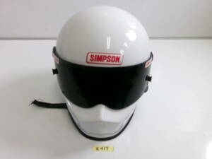 (Z-437)SIMPSON フルフェイスヘルメット サイズ不明 現状渡し