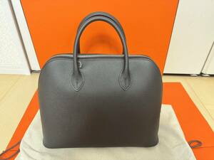 【未使用】2023年製 エルメス ボリード３０ １９２３ ブラック エプソン シルバー金具 HERMES BOLIDE 30 1923 BLACK EPSOM SILVER 