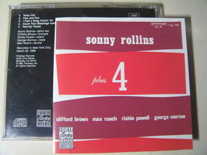 無傷CD ソニー・ロリンズ４ クリフォード・ブラウン プラス・フォー SONNY ROLLINS PLUS ４/xt