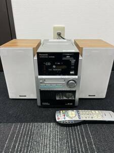 1円〜 4☆ Panasonic パナソニック SA-PM730SD ミニコンポ CD システムコンポ MD コンポ 通電確認済み