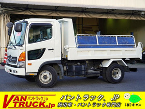 平成28年 日野 レンジャー ダンプ 4t 1方開 自動シート 3.55t積 鳥居補強 ダンプピン ETC AT車