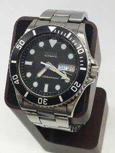 0404-513MK⑳23395 RP 腕時計 自動巻き 稼働 SEIKO セイコー AUTOMATIC / 7S26-0040 / メンズ 黒文字盤 WATER 10BAR RESIST デイデイト