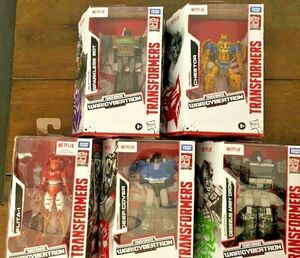 Transformers Netflix Walmart Sparkless Bot Cheetor Deep Cover Deseeus Elita-1 海外 即決