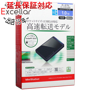 BUFFALO バッファロー製PortableHD HD-PCT1TU3-BC 1TB [管理:203470680]