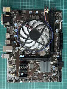 MSI H110M-S01マザーボード Intel i3-7100 CPU　セット　動作確認済み