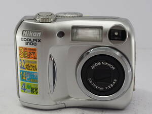 ★ジャンク★ ニコン NIKON COOLPIX 3100 ★単三電池ｘ2本仕様 ★通電する ＃Ａ303