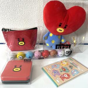 BT21 TATA プラッシュドール ぬいぐるみ ポーチ チョコパック ポチ袋