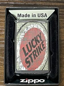 zippo LUCKY STRIKE 限定品 ラッキーストライク 1998年製 タバコメーカー デットストック シルバーインナー 同年代 1998年製