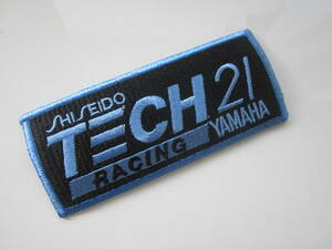 TECH 21 テック21 YAMAHA ヤマハ バイク 資生堂 レーシング F1 ロゴ ワッペン/ 刺繍 エンブレム 自動車 整備 作業着 オートバイ 189