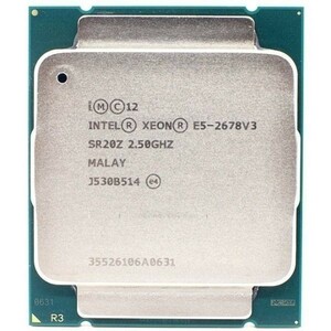 2個セット Intel Xeon E5-2678 v3 SR20Z 12C 2.5GHz 30MB 120W LGA2011-3 DDR3-1866