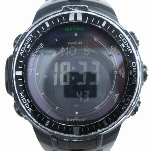 カシオ CASIO プロトレック PRO TREK 腕時計 デジタル タフソーラー PRW-30001AJF 黒 ブラック ウォッチ ■SM1 メンズ