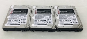 [3台セット] Lenovo純正 2.5inch SAS 1TB HDD 初期化済 6Gbps [IBM FRU:81Y9691] [ST1000NX0453]