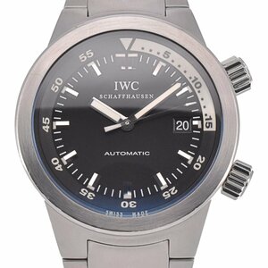 IWC IWC SCHAFFHAUSEN IW354805 アクアタイマー デイト 自動巻き メンズ 保証書付き G#128093