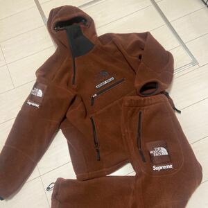 Supreme The North Face Steep Tech Fleece Brown シュプリーム ノースフェイス　セットアップ上下