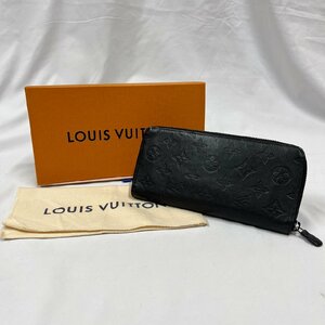 ▽▼ルイヴィトン Louis Vuitton モノグラム シャドウ ジッピーウォレット ヴェルティカル ラウンドファスナー 黒系色 メンズ M62902▼▽