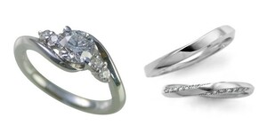 婚約指輪 安い 結婚指輪 セットリング ダイヤモンド プラチナ 0.2カラット 鑑定書付 0.258ct Dカラー VVS1クラス 3EXカット H&C CGL
