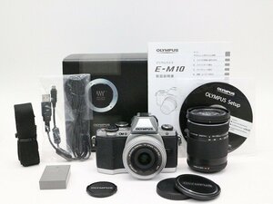 ●○【良品・総シャッター数800回以下】OLYMPUS OM-D E-M10 EZダブルズームキット ミラーレス 一眼カメラ オリンパス○●025344002m○●