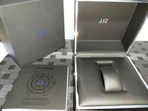 シャネル CHANEL J12 マリーン用 冊子付 純正 腕時計ボックス 空き箱 ウォッチケース H2558 長期保管品 腕時計 BOX 送料無料