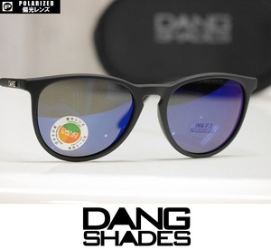 【新品】DANG SHADES FENTON サングラス 偏光レンズ Black Soft / Blue Mirror Polarized 正規品 vidg00258