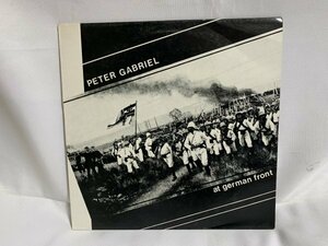 Peter Gabriel「 At German Front 」 1LP ALBUM
