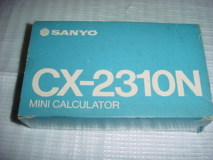 SANYO　CX-8003A　電卓　電気店の長期展示品