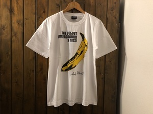 新品★ヴェルヴェットアンダーグラウンドアンドニコ　アルバム　プリントTシャツ【L】★ロックバンド/ルーリード/アンディウォーホル