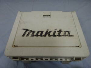 （し-N-315） makita マキタ 工具ケース 箱 ケースのみ 白色 長期保管品 中古