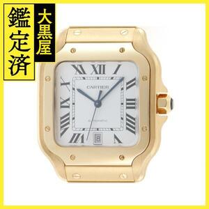Cartier　カルティエ　サントス　ドゥ　カルティエ　WGSA0029　イエローゴールド無垢　金無垢　オートマチック　メンズ　腕時計【200】C