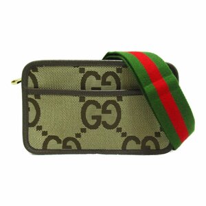 グッチ GGジャンボ　　ショルダーバッグ ブランドオフ GUCCI GGキャンバス ショルダーバッグ キャンバス 中古 レディース