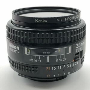 6w120 Nikon AF NIKKOR 1:2.8 28mm レンズ 動作確認済 ニコン ニッコール 単焦点レンズ AF カメラ 写真 撮影 1000~