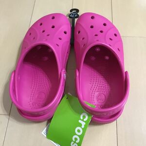 送料無料 未使用 クロックス　crocs レインクロッグ キッズ 20㎝ ピンク