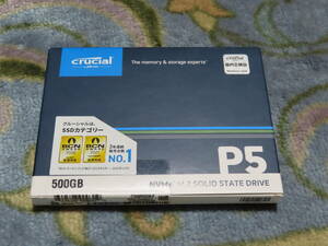 Crucial P5 NVMe M.2 SSD 500GB CT500P5SSD8JP【未使用品】