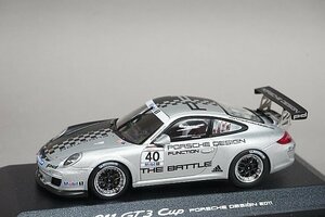 ミニチャンプス PMA 1/43 Porsche ポルシェ 911 997-2 GT3 カップ ポルシェ デザイン 2011 #40 ディーラー特注 WAP0200180C