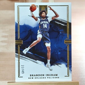 49枚限定 ブランドン・イングラム 2022-23 Panini Impeccable Brandon Ingram 22/49 ニューオーリンズ・ペリカンズ