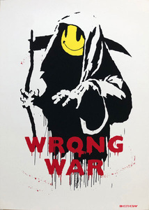 バンクシー / BANKSY “ WRONG WAR ” WCP リプロダクション・シルクスクリーン・プリント R-376