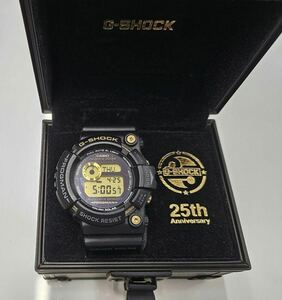 激レア 極美品 G-SHOCK 25周年 GW-225A FROGMAN Dawn Black CASIO カシオ 腕時計 Gショック フロッグマン ブラック デジタル タフソーラー 